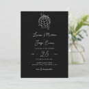 Search for disco ball wedding invitations Minimalist