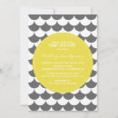 Recherche de motif jaune invitations Moderne