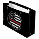 Search for american flag gift bags Thin red line