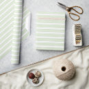 Search for pale green wrapping paper Stripes