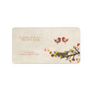 Search for lovebird return address labels Heart