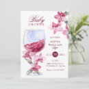 Search for wine baby shower invitations Watercolor