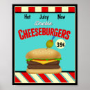 Search for vintage burger posters Restaurant