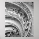 Search for spiral stairs posters Black and white