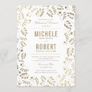 Recherche de gold rehearsal dinner invitations Moderne