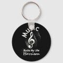 Search for music rocks keychains Musical notes