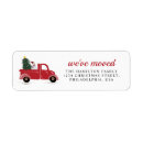 Search for red truck return address labels Change of address