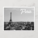 Recherche de tour eiffel noir et blanc cartes postales Moderne