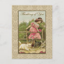 Search for vintage cat painting postcards Feline