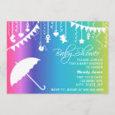 Search for rainbow colored invitations Shower