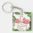 Search for flamingo square keychains Pink flamingos