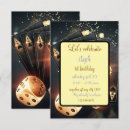 Recherche de anniversaire de casino cartes invitations Vintage
