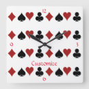 Search for playing cards clocks Club
