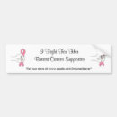 Search for breast cancer bumper stickers Fight