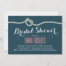 Search for rope bridal shower invitations Elegant