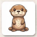 Recherche de loutre dessous de verres Mer
