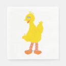 Search for big bird napkins Seasame st