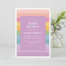 Search for pastel rainbow baby shower invitations Cute