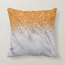 Search for orange and gray pillows Marble