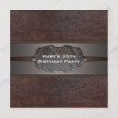 Search for leather invitations 60th