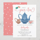 Search for tea birthday invitations Let's par tea