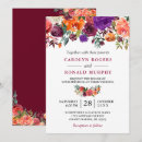Search for purple and yellow wedding invitations Burgundy
