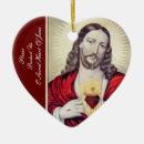 Search for sacred heart ornaments Catholic