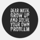 Search for math student stickers Teacher