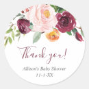 Search for burgundy floral stickers Autumn
