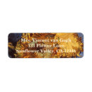 Search for sun flower return address labels Vintage