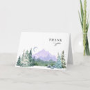 Search for mountain thank you cards Minimalist