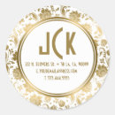 Search for floral damask pattern stickers Gold