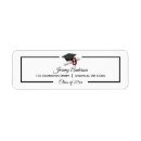 Search for red and black graduation return address labels College