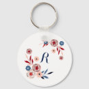 Search for blue floral pattern keychains Rose