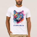Recherche de chats colorés tshirts Pour lui