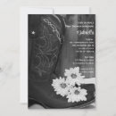 Search for cowboy boots baby shower invitations Barn wood