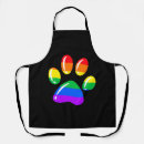Search for rainbow paw aprons Gay