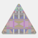 Search for geometric triangles stickers Pattern
