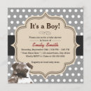 Search for funny baby boy shower invitations Polka dots
