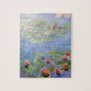 Search for claude monet water lilies puzzles Nympheas