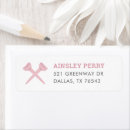 Search for golf cart return address labels Pink