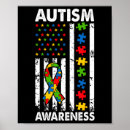 Search for autism puzzle ribbon posters Autistic
