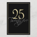 Search for twenty five birthday invitations 25th