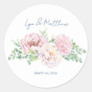 Search for pink rose wedding stickers Blush