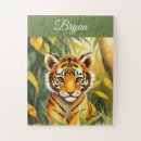 Recherche de tigers puzzles Pour enfants