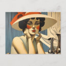 Search for gatsby style postcards Retro
