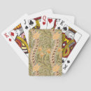 Recherche de art nouveau playing cards William morris
