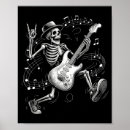 Search for skeleton guitar posters Music