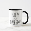 Recherche de jours de la semaine tasses Pour elle