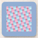 Recherche de patchwork dessous de verres Bleu